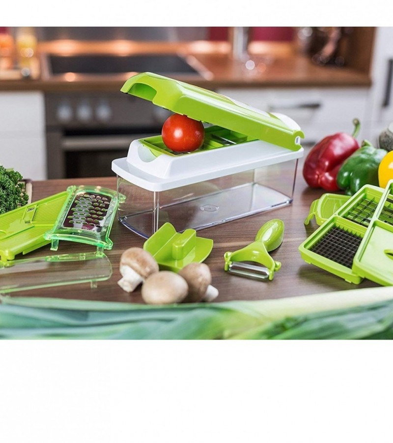 12 Pieces Nicer Dicer Plus Fruit & Vegetable Slicer