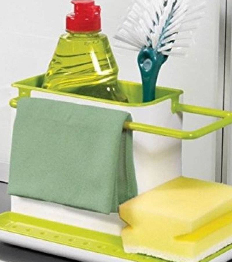 3in1 Kitchen Sink Organizer For Dishwasher Liquid