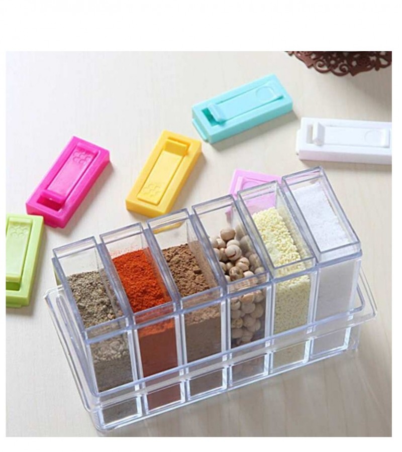 6Pcs/Set Kitchen Spice Jar
