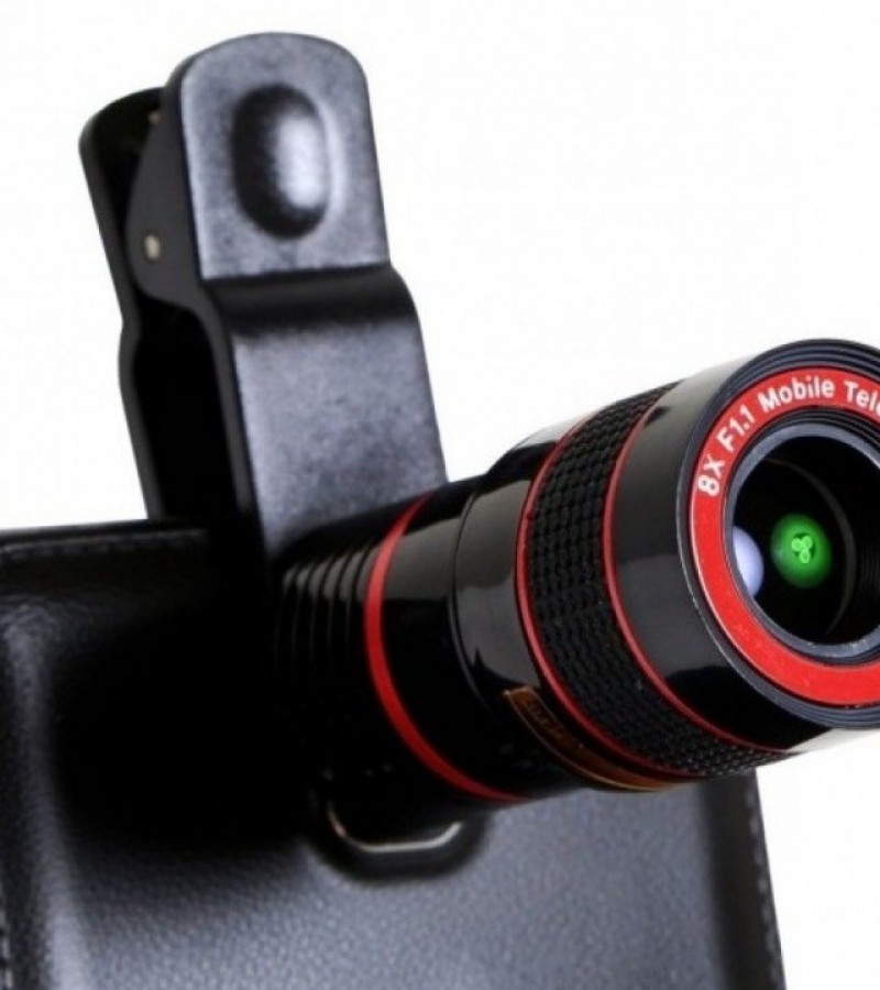 8x Mobile Zoom Lens - Black