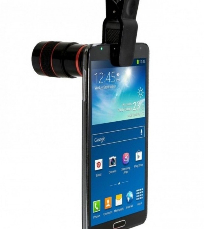 8x Mobile Zoom Lens - Black
