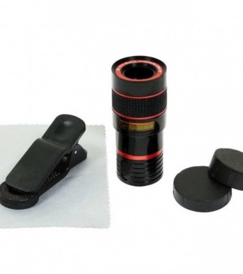 8x Mobile Zoom Lens - Black