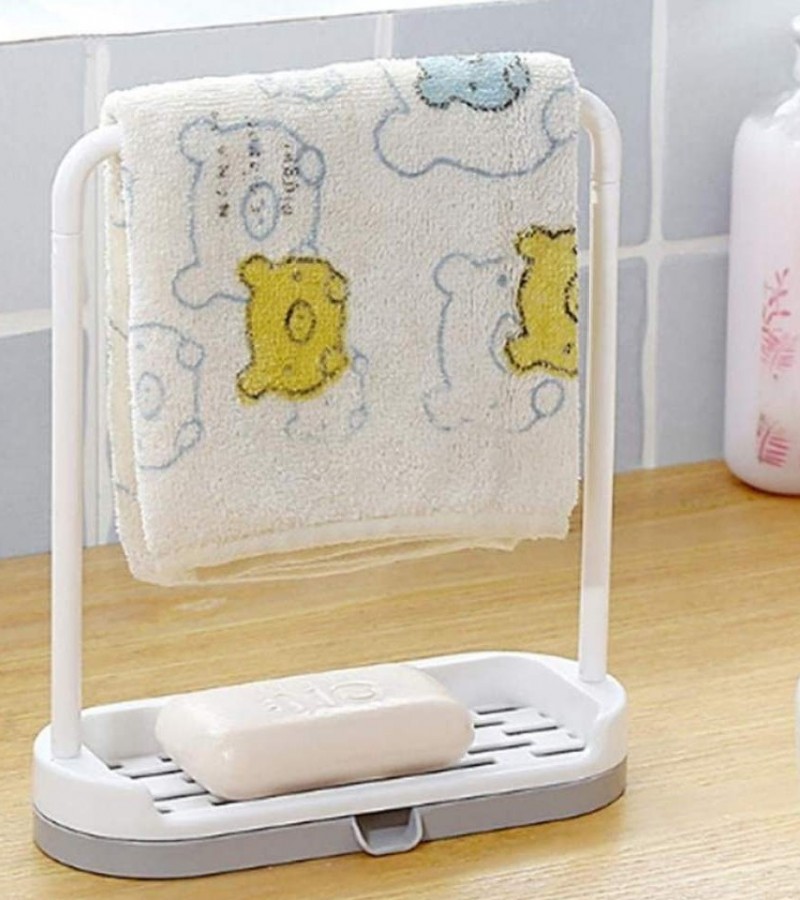A.O Mini Self Stand Bathroom and Kitchen 2 In 1 Towel