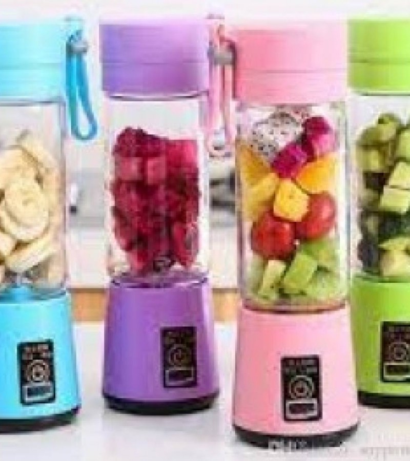 A.O New 6 Blades 380Ml Mini Juicer Cup Usb Rechargeable