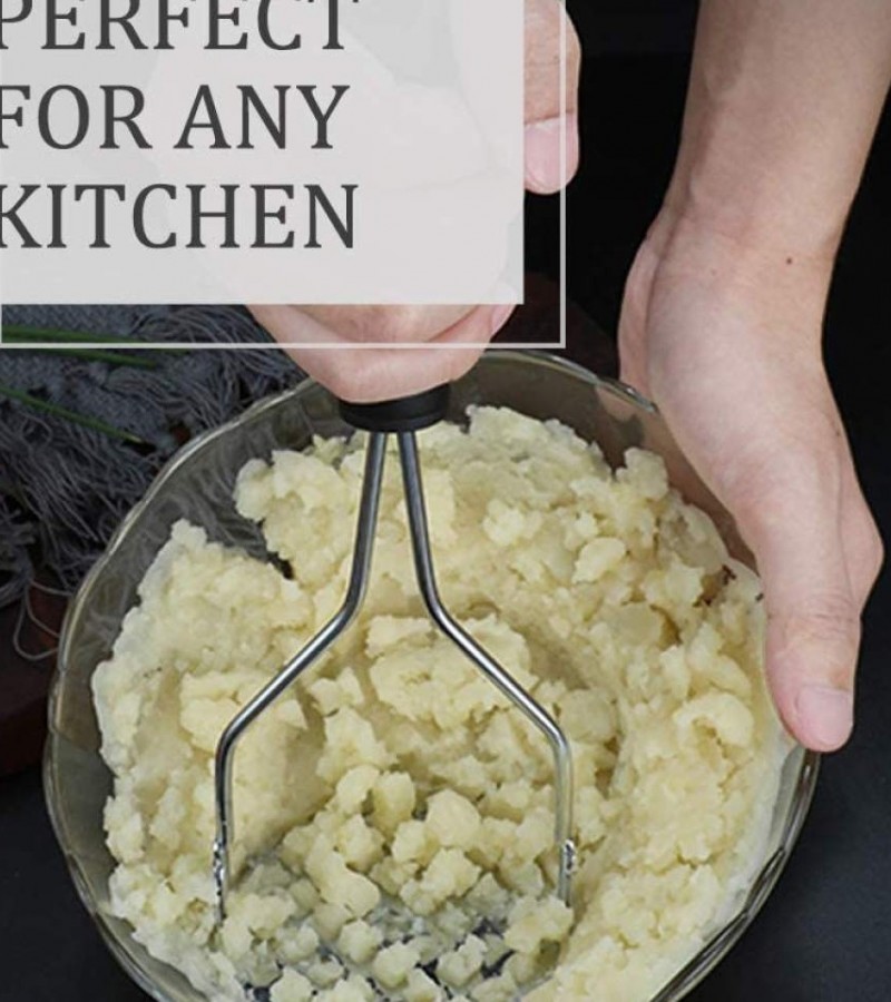 A.O Potato Masher Stainless Steel Heavy Duty Kitchen Tool