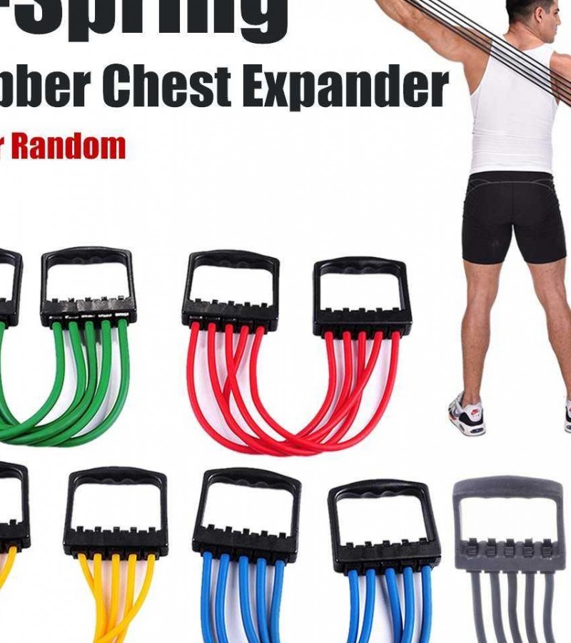 Chest Expander Silicone Adjustable Resistance Exercise Bands