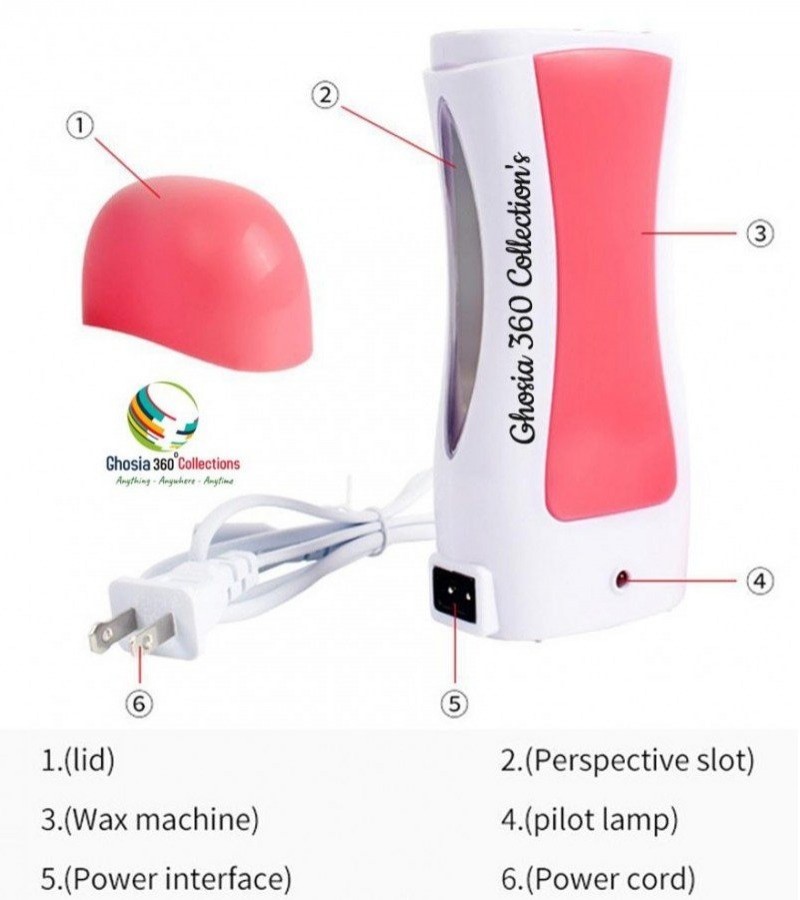 Electric Depilatory Heater With Wax Cartridge