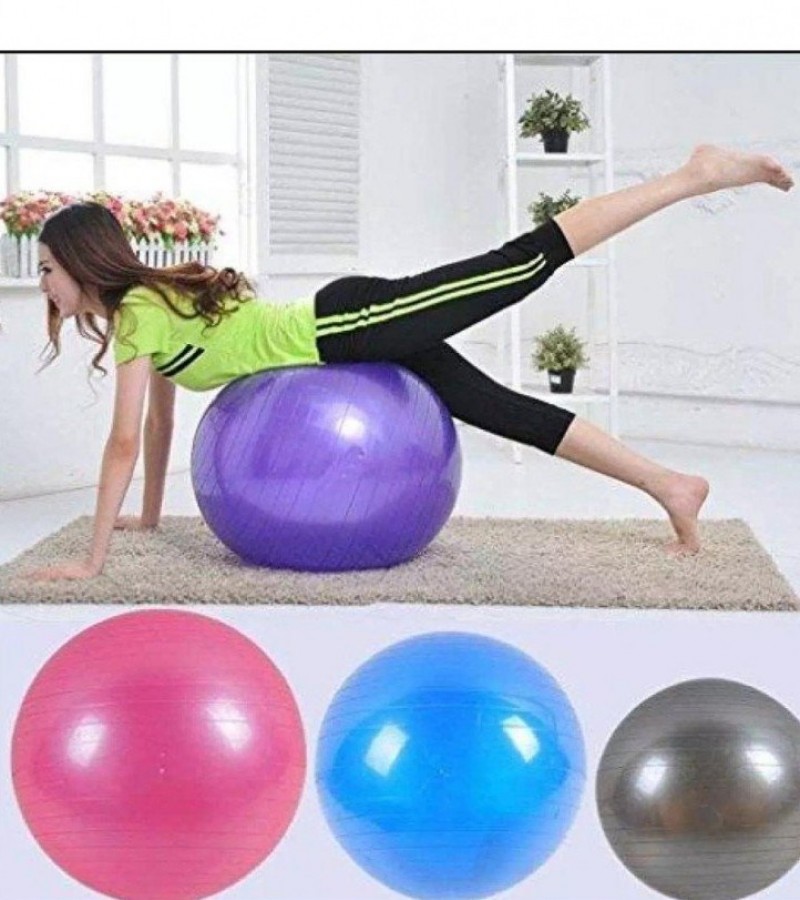 Exercise Gym Ball with Pump Anti-Burst Fitness GCK- 55 CM