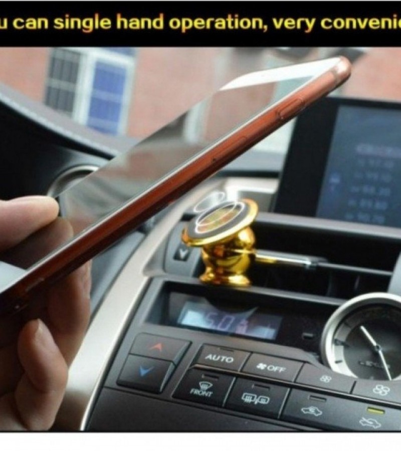 Gold Plating Phone Holder Universal Design Magnetic Car Mount