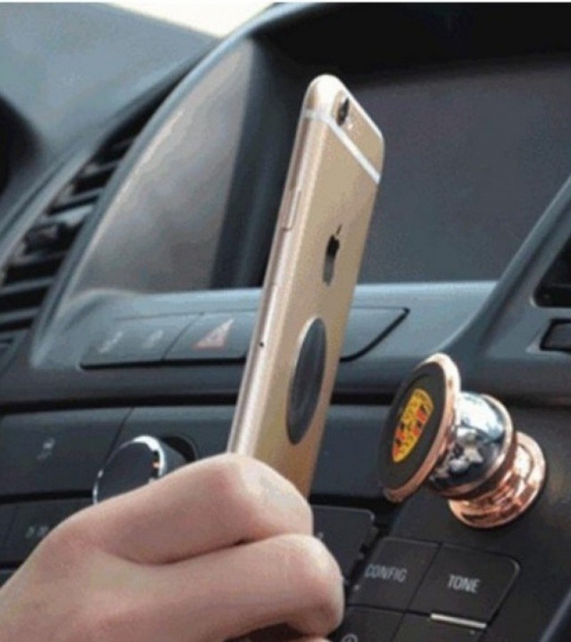 Gold Plating Phone Holder Universal Design Magnetic Car Mount