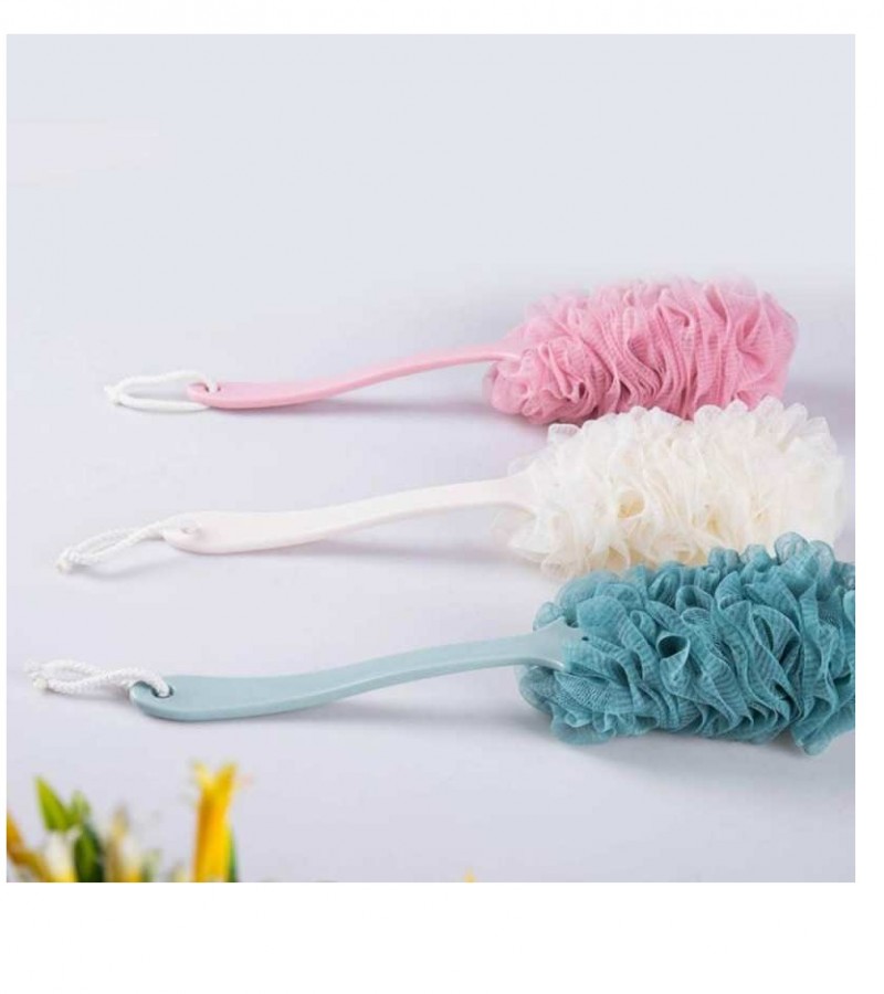 Lufa Back Scrubber for Shower, Anti-Slip Long Handle Bath Sponge