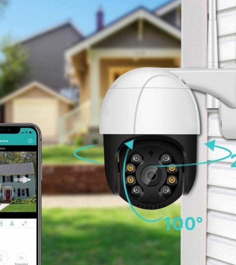MINI WIFI PTZ DOME COLOR VISION MOTION DETECTION CAMERA 2MP 1080P HD