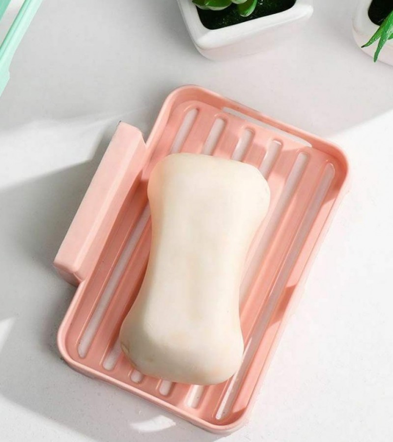 Random Color - Wall Mounted No Drilling Self Adhesive Soap Dish