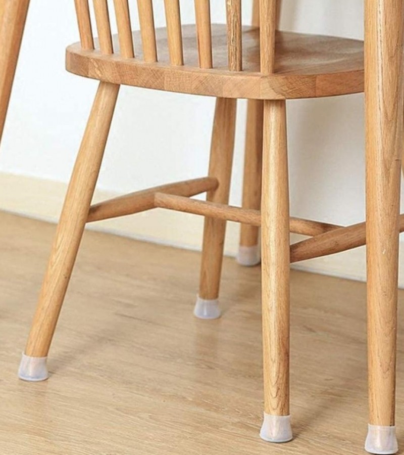 Set of 4 - Random Color Silicone Chair Leg Caps Feet