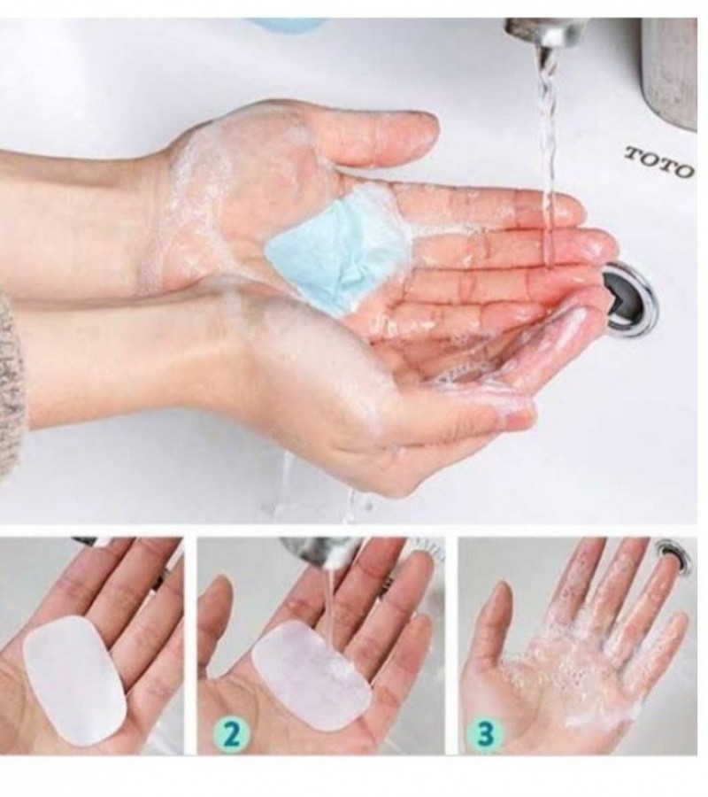 Travel Soap Paper Washing Hand Bath Clean